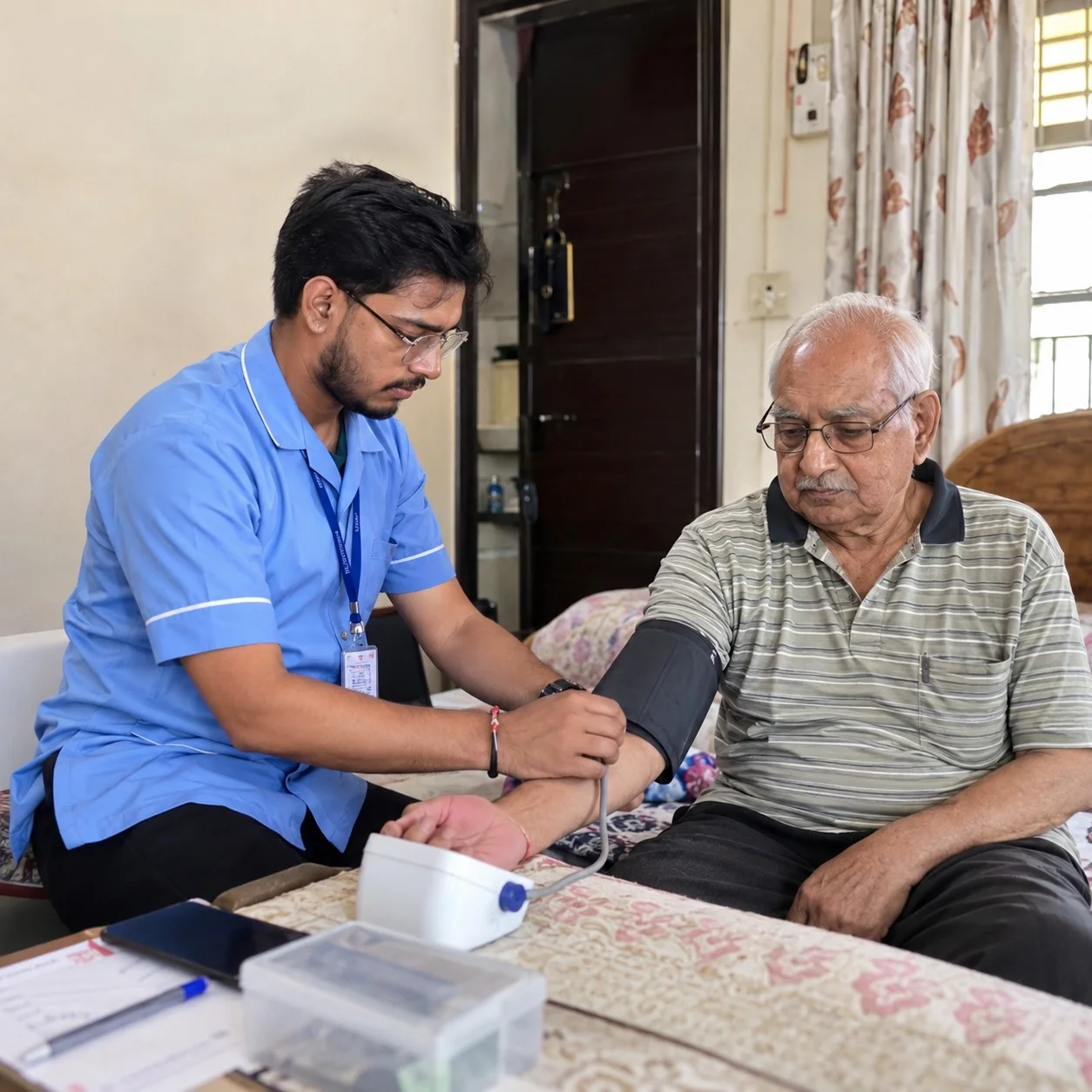 Male nurse for home care