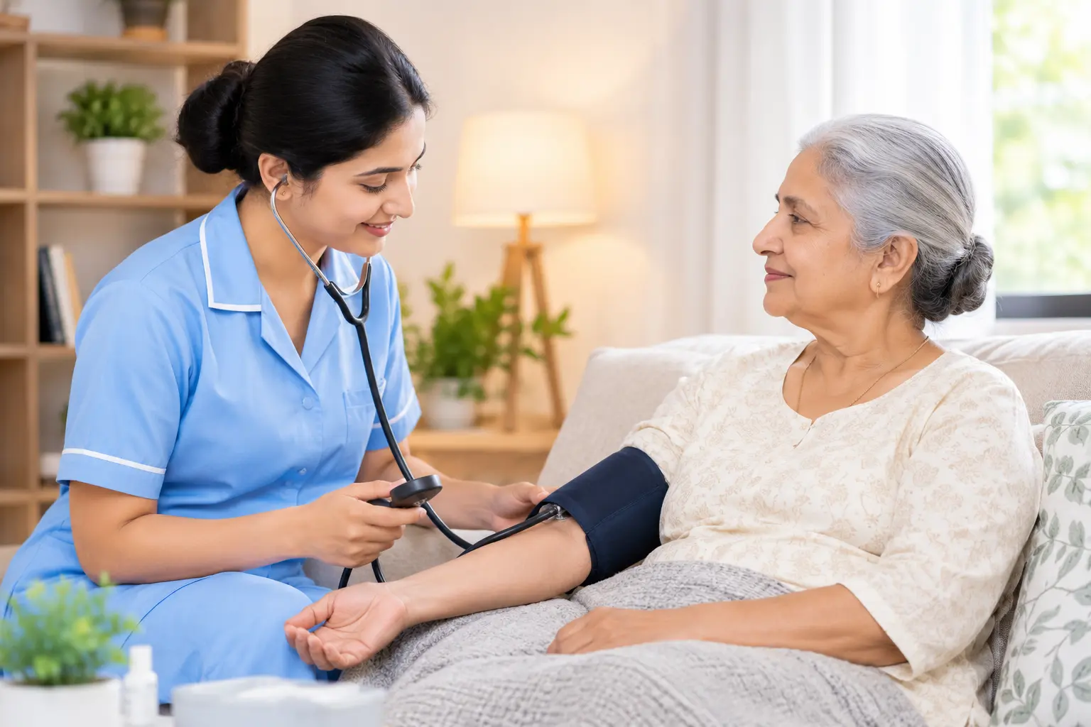 Specialized nursing support at home